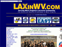 Tablet Screenshot of lacrosseinwestvirginia.com